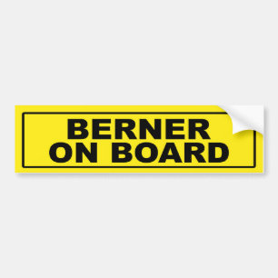 Berner on Board Bumper Sticker