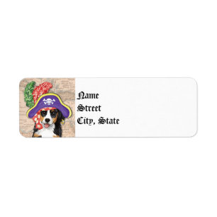 Berner Pirate Return Address Label