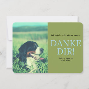 Berner Sennenhund Thank You Card