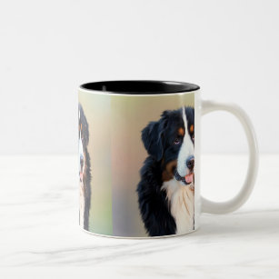 Berner Sennenhund Two-Tone Coffee Mug