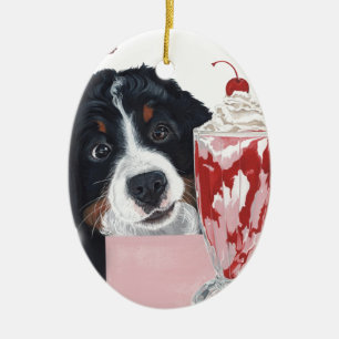 Bernerlicious Ceramic Tree Decoration