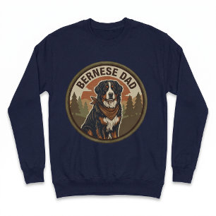 Bernese Dad Crewneck Mountain Dog Dad Gift Sweatshirt