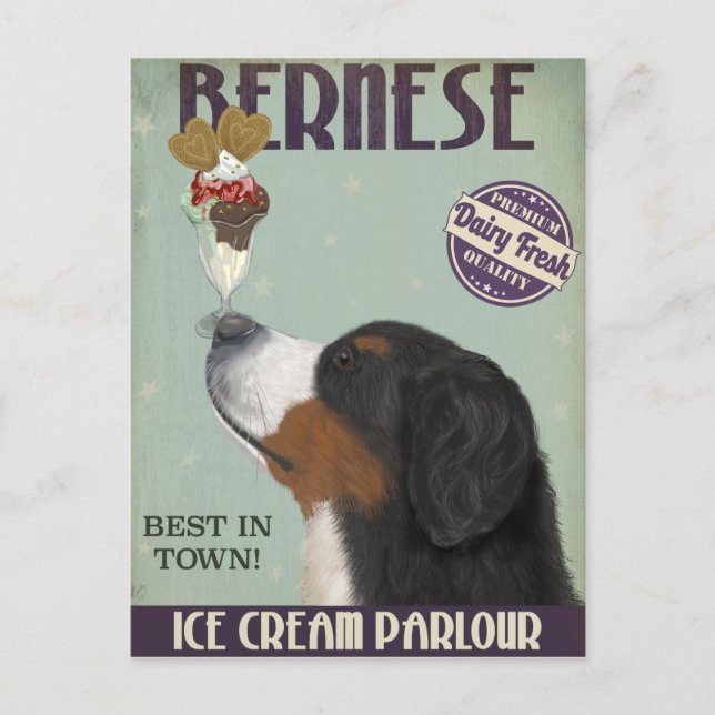 Bernese Ice Cream Postcard (Front)