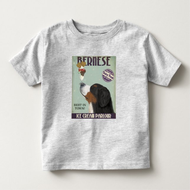 Bernese Ice Cream Toddler T-Shirt (Front)