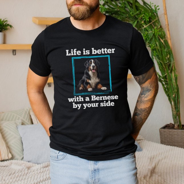 Bernese Lovers, Bernese Mountain Dog T-Shirt (Creator Uploaded)
