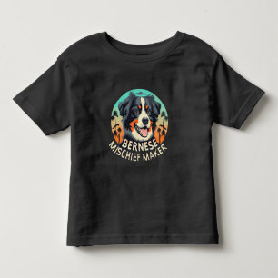 Bernese Mischief Maker - Funny Mountain Dog Toddler T-Shirt