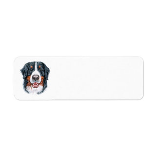 Bernese Mountain Address Labels
