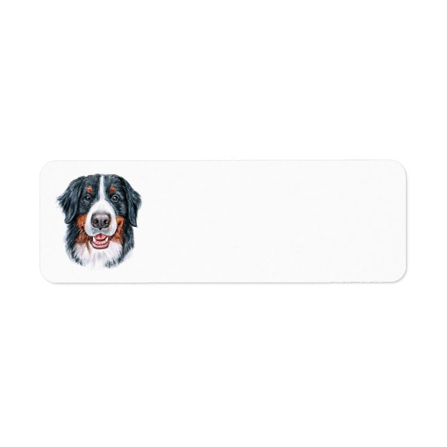 Bernese Mountain Address Labels (Front)