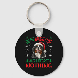 Bernese Mountain Christmas Dog Breed Designs Uni-a Key Ring