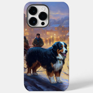 Bernese Mountain Christmas Festive Season Case-Mate iPhone 14 Pro Max Case