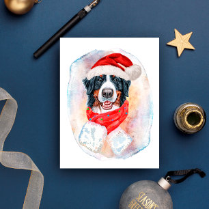 Bernese Mountain Christmas Gifts For Dogs Lovers Holiday Postcard