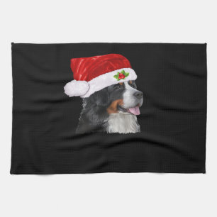 Bernese Mountain Christmas Shirt Dog Christmas Cos Tea Towel