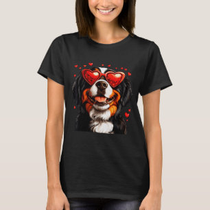 Bernese Mountain Cute Berner Dog Lover Valentines  T-Shirt