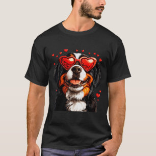 Bernese Mountain Cute Berner Dog Lover Valentines T-Shirt