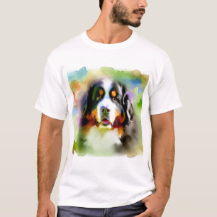 Bernese Mountain Dog 061124AREF116 - Watercolor T-Shirt