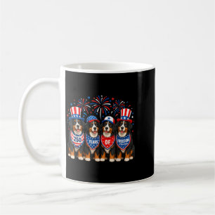 Bernese Mountain Dog 250 Years Aamerican 1776 2026 Coffee Mug