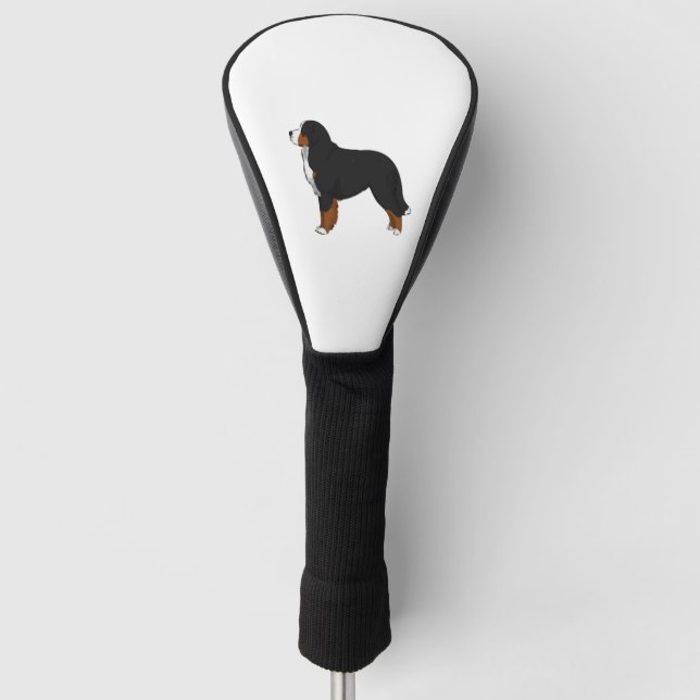 Bernese Mountain Dog 2 Golf Head Cover (Front)