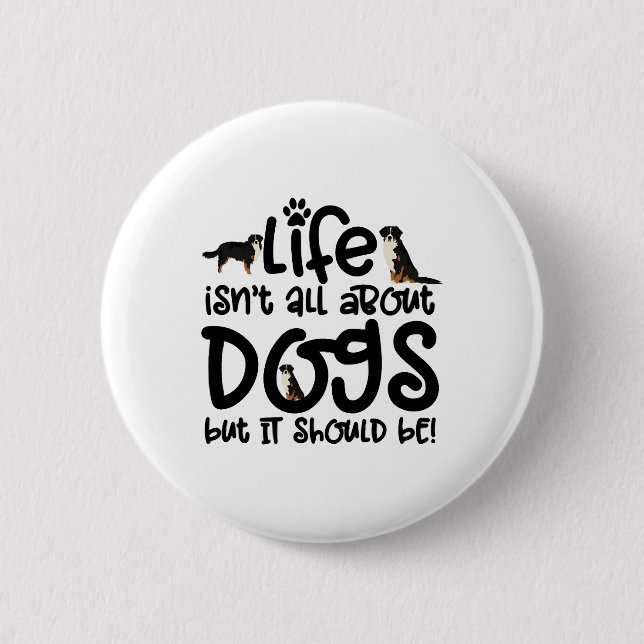 Bernese Mountain Dog 6 Cm Round Badge (Front)