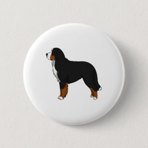 Bernese Mountain Dog 6 Cm Round Badge