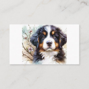 Bernese Mountain Dog AI Puppy Business Card