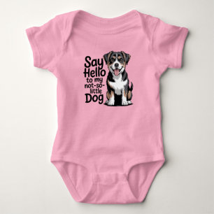 bernese mountain dog  baby bodysuit