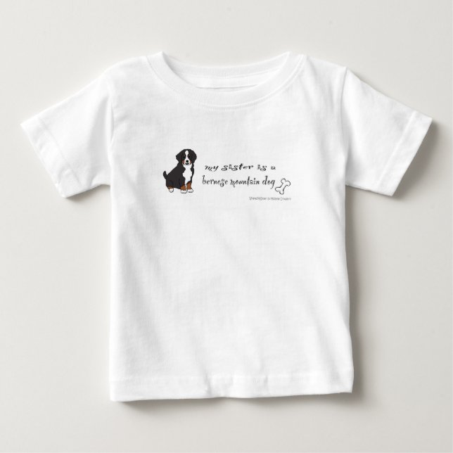 bernese mountain dog baby T-Shirt (Front)