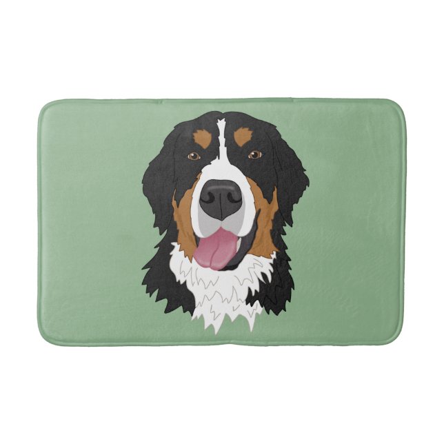 Bernese Mountain Dog  Bath Mat (Front)