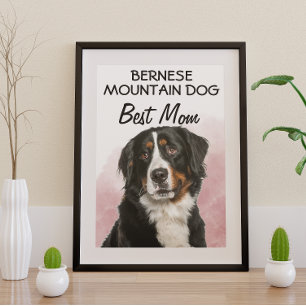 Bernese Mountain Dog Best Mum Poster