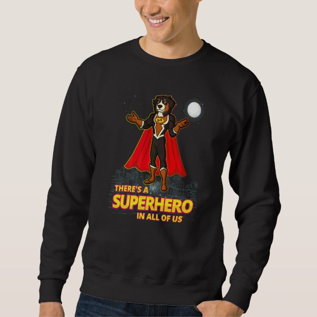 Bernese Mountain Dog Breed  82 Sweatshirt (Front)
