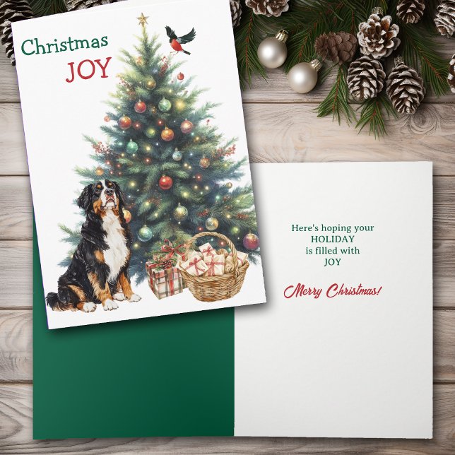 Bernese Mountain Dog , Bullfinch and Holiday Tree (Creator Uploaded)