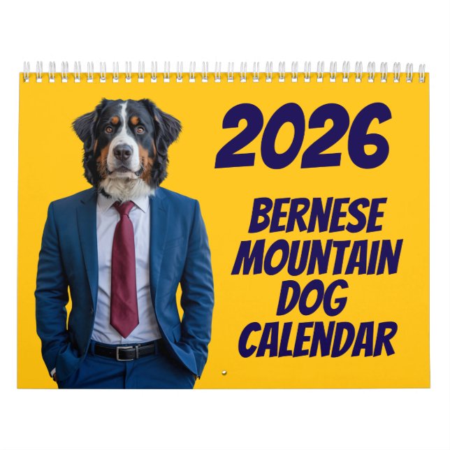 Bernese Mountain Dog Calendar (Cover)