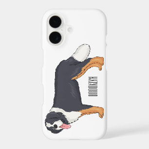 Bernese mountain dog cartoon illustration