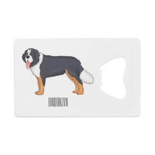 Bernese mountain dog cartoon illustration