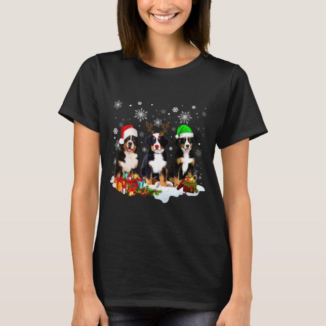 Bernese Mountain Dog Christmas Cute Fullprint  T-Shirt (Front)