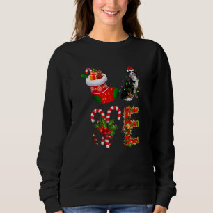Bernese Mountain Dog Christmas Light Dog Animal Sweatshirt