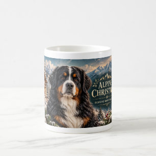 Bernese Mountain Dog Christmas Mug Alpine Christ