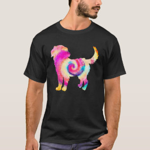 Bernese Mountain Dog Cute Dog  Dog Mum Dad Tie Dye T-Shirt