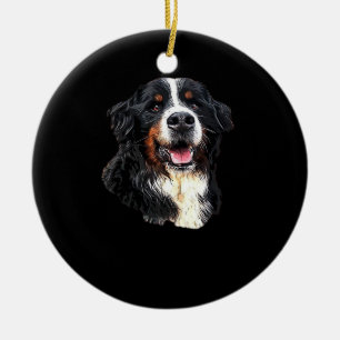 Bernese Mountain Dog Cuteness! Classic T-Shirt Ceramic Ornament