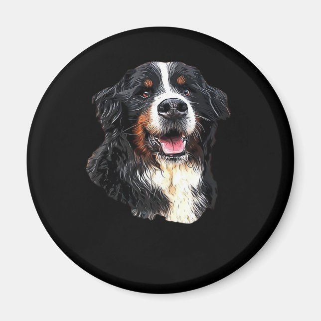 Bernese Mountain Dog Cuteness! Classic T-Shirt Magnet (Front)