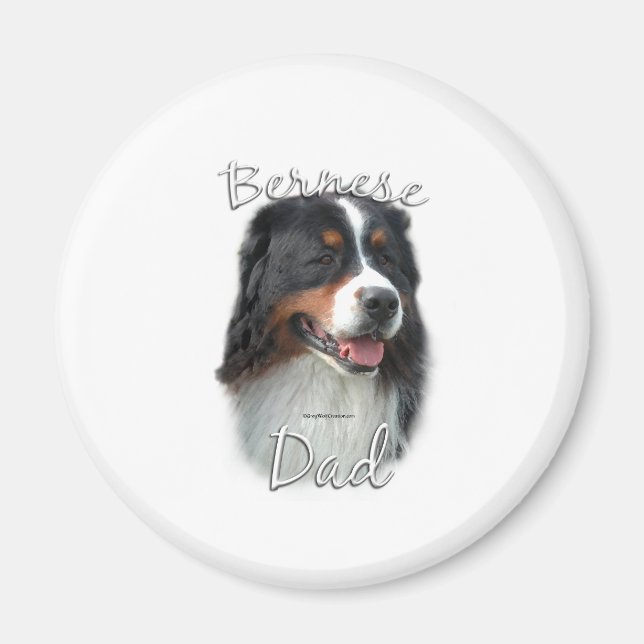 Bernese Mountain Dog Dad 2 Magnet (Front)