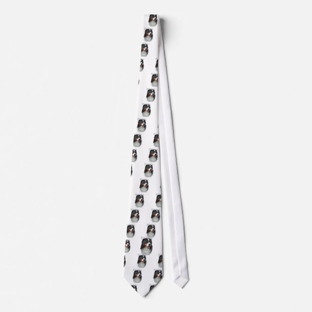 Bernese Mountain Dog Dad 2 Tie (Front)
