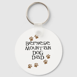 Bernese Mountain Dog Dad Key Ring