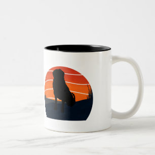 Bernese Mountain Dog Day Two-Tone Coffee Mug