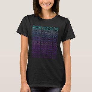 Bernese Mountain Dog Dog Retro T-Shirt
