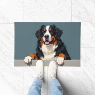 Bernese Mountain Dog Doormat Art