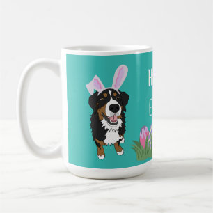Bernese Mountain Dog Easter Bunny  Coffee Mug