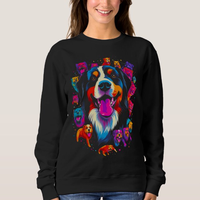 Bernese Mountain Dog Family Sweatshirt (Front)