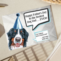 Bernese Mountain Dog Father's Day Dog Dad