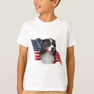 Bernese Mountain Dog Flag T-Shirt