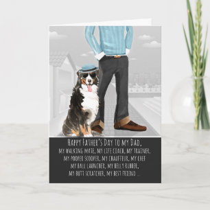 Bernese Mountain Dog from the Pet Father's Day Card